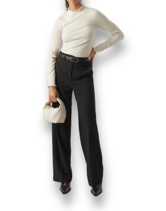  베로 모다 긴팔 티셔츠 10297854 BIRCH burro - VERO MODA