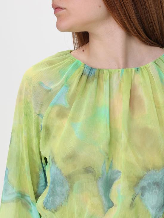  리우조 블라우스 CA4443TS063 N9122 verde - LIU JO