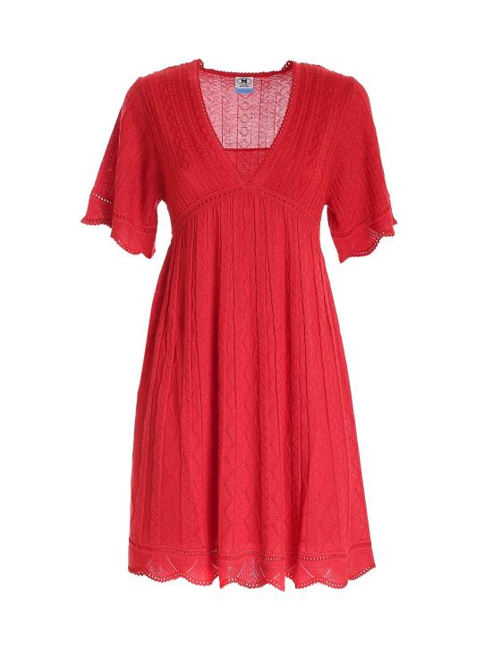  엠 미쏘니 숏 원피스 2DG005652K008F 91663 rosso