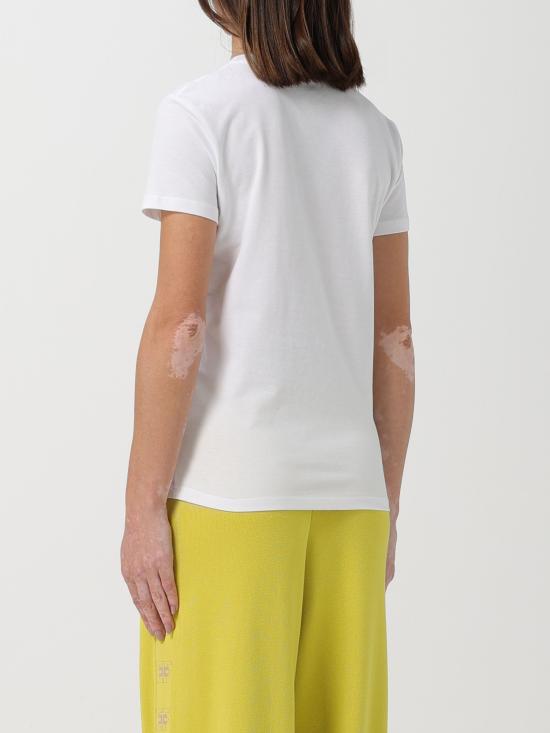 24SS 엘리자베타프랜치 반팔 티셔츠 MA00741E2 177 gesso - ELISABETTA FRANCHI