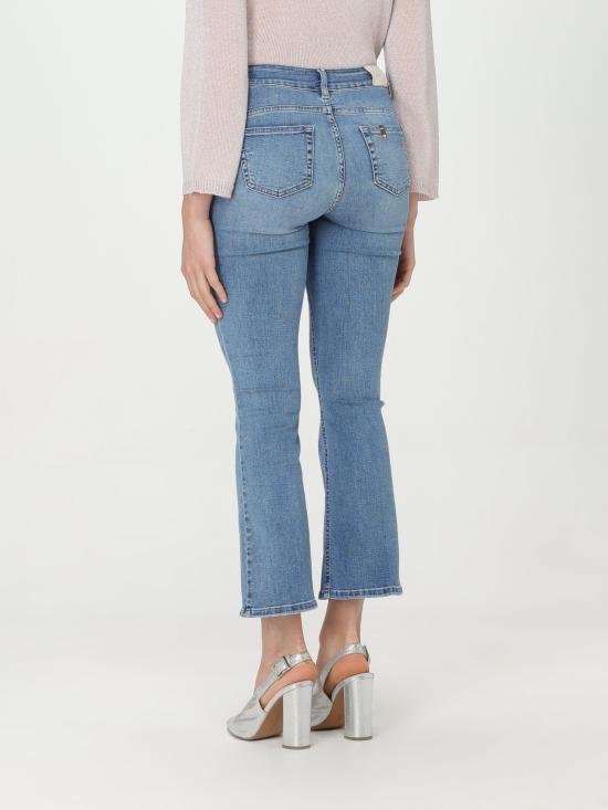 24SS 리우조 데님 스트레이트 팬츠 UA4040D4615 78691 blue denim - LIU JO