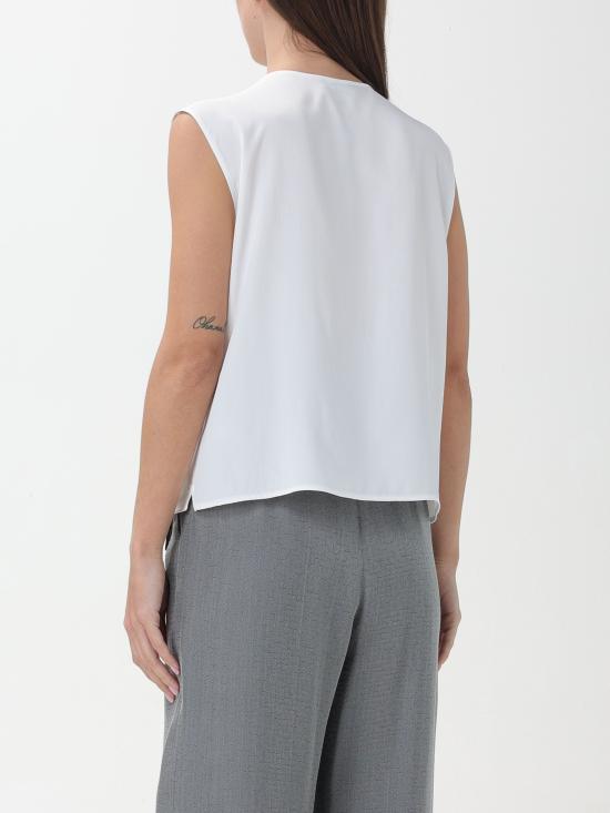 24SS 조르지오 아르마니 민소매 티셔츠 E3NK05F2325 101 bianco - GIORGIO ARMANI