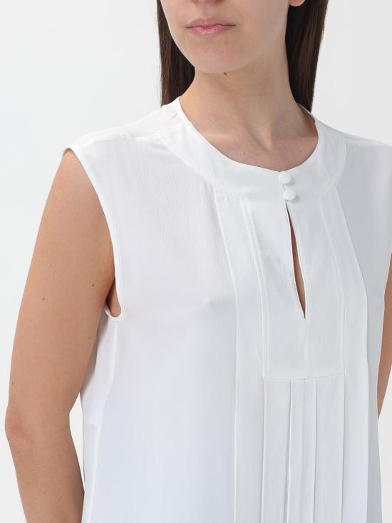 24SS 조르지오 아르마니 민소매 티셔츠 E3NK05F2325 101 bianco - GIORGIO ARMANI