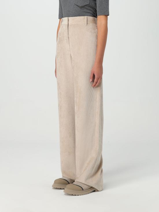 23FW 브루넬로 쿠치넬리 스트레이트 팬츠 MD541P8353 C700 beige - BRUNELLO CUCINELLI