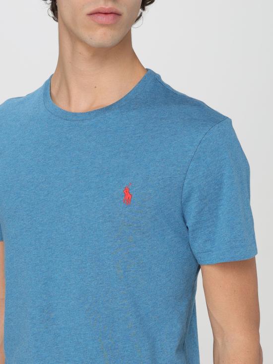  랄프 로렌 반팔 티셔츠 710671438 367 blu marino - RALPH LAUREN
