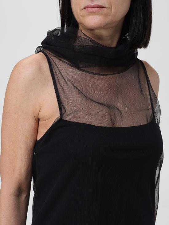 24SS 파비아나 필리피 민소매 티셔츠 JED264F105I873 825 nero - FABIANA FILIPPI