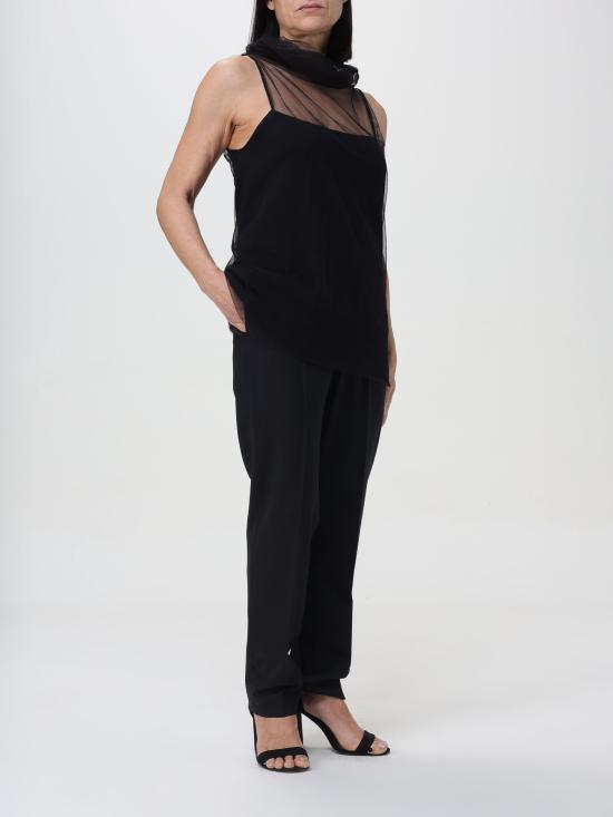 24SS 파비아나 필리피 민소매 티셔츠 JED264F105I873 825 nero - FABIANA FILIPPI