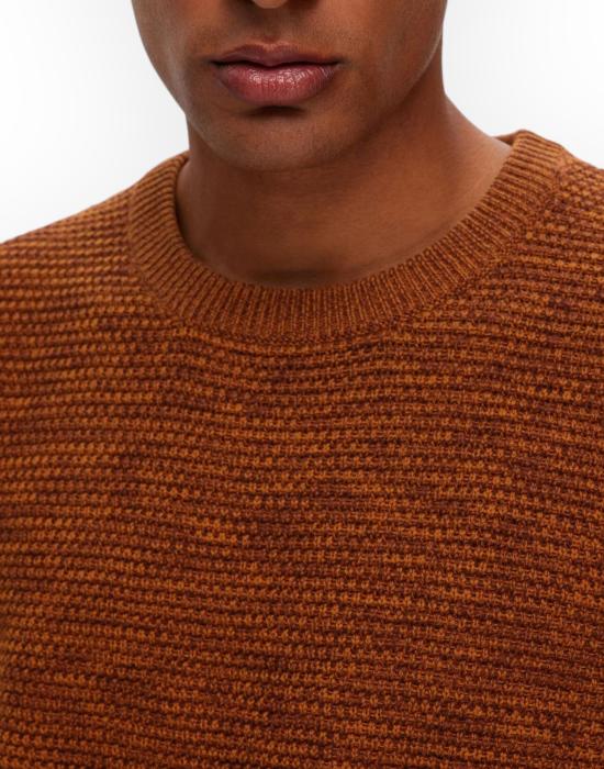  셀렉티드 스웨터 16059390 SUGARALMOND bruciato - SELECTED