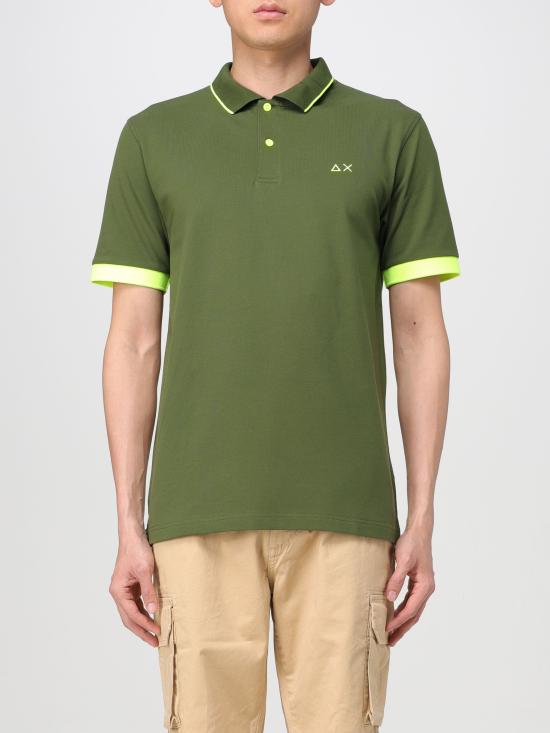 24SS 썬 68 폴로 티셔츠 A34120 37 verde scuro