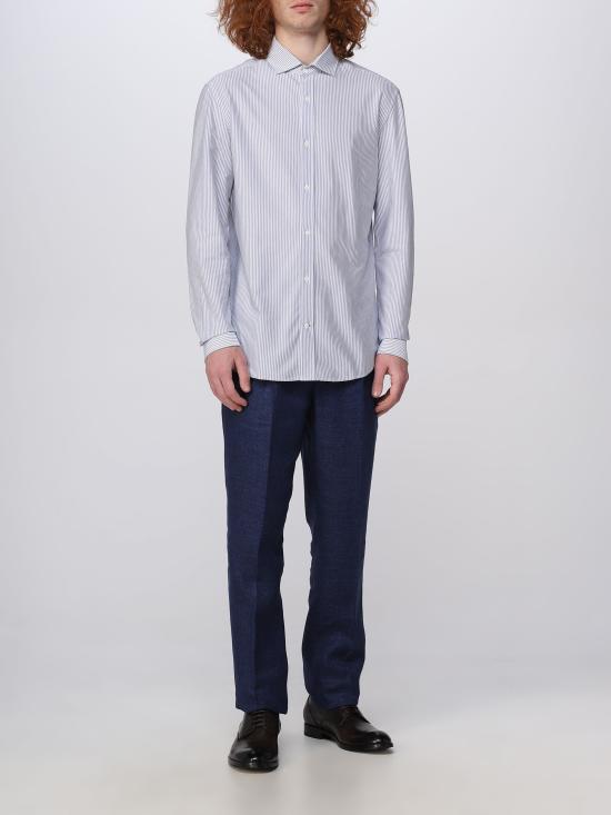  브루넬로 쿠치넬리 긴팔 셔츠 MTS836699 C9072 bianco - BRUNELLO CUCINELLI