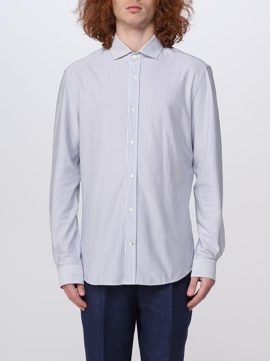  브루넬로 쿠치넬리 긴팔 셔츠 MTS836699 C9072 bianco