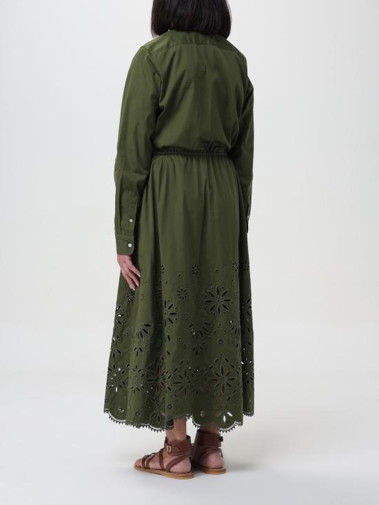  랄프 로렌 롱 원피스 211928803 001 verde - RALPH LAUREN