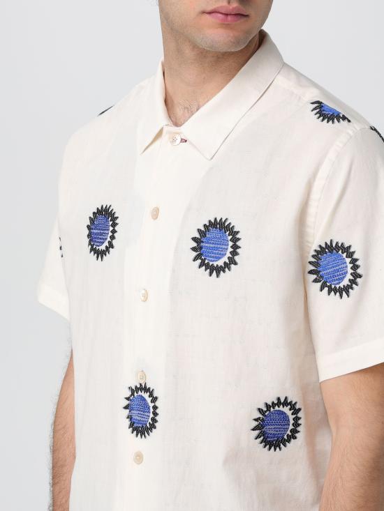 24SS 폴 스미스 반팔 셔츠 M2R695UM22036 40 bianco - PAUL SMITH