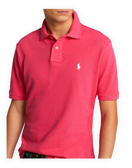 24SS 랄프 로렌 폴로 티셔츠 710795080 012 fuxia - RALPH LAUREN