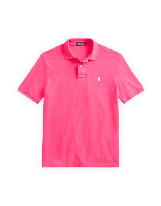24SS 랄프 로렌 폴로 티셔츠 710795080 012 fuxia - RALPH LAUREN