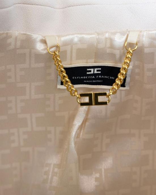  엘리자베타프랜치 자켓 GIT6141E2 193 burro - ELISABETTA FRANCHI