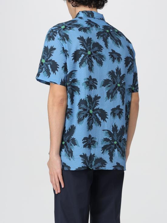  폴 스미스 반팔 셔츠 M2R695UM22028 41 blu - PAUL SMITH