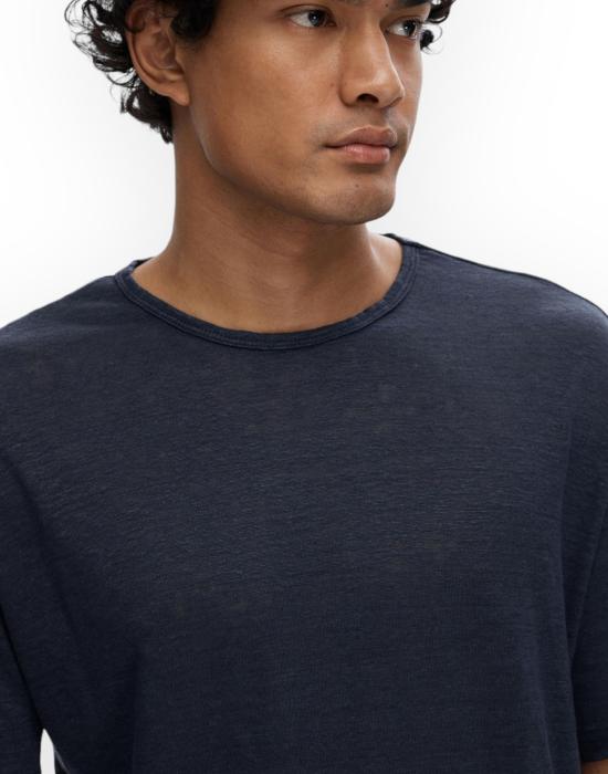  셀렉티드 반팔 티셔츠 16089504 SKYCAPTAIN blu - SELECTED