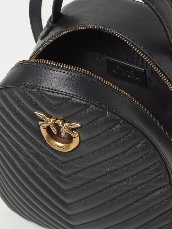  핑코 토트백 102530A1J2 Z99Q nero oro - PINKO