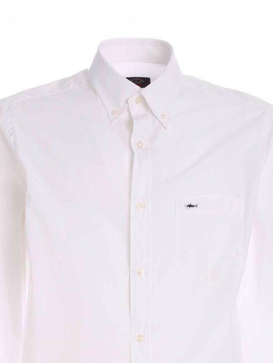 23FW 폴앤샤크 긴팔 셔츠 C0P3001 010 bianco - PAUL & SHARK