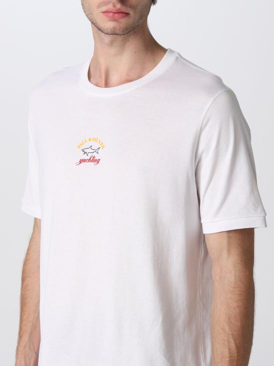 24SS 폴앤샤크 반팔 티셔츠 C0P1096 010 bianco - PAUL & SHARK