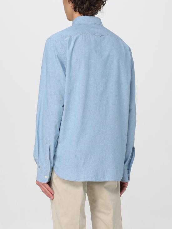 24SS 울리치 긴팔 셔츠 CFWOSI0126MRUT3682 3059 azzurro - WOOLRICH