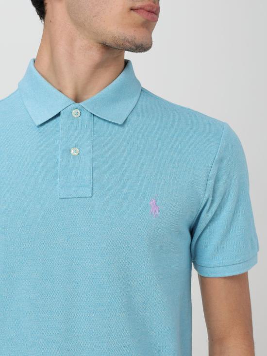 24SS 랄프 로렌 폴로 티셔츠 710536856 414 turchese - RALPH LAUREN