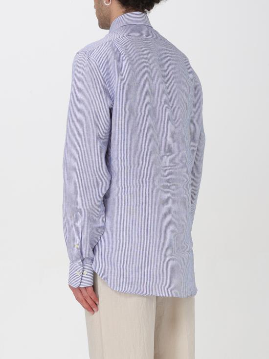  랄프 로렌 긴팔 셔츠 712939348 001 bianco blu - RALPH LAUREN