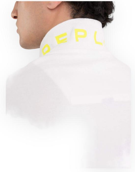 24SS 리플레이 폴로 티셔츠 M3070A00022696G 801 bianco - REPLAY
