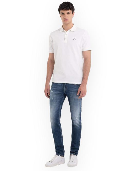24SS 리플레이 폴로 티셔츠 M3070A00022696G 801 bianco