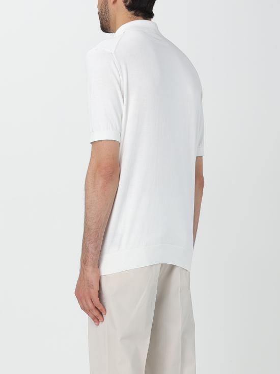 24SS 에르메네질도제냐 폴로 티셔츠 E8C90A7C32 N01 bianco - ERMENEGILDO ZEGNA