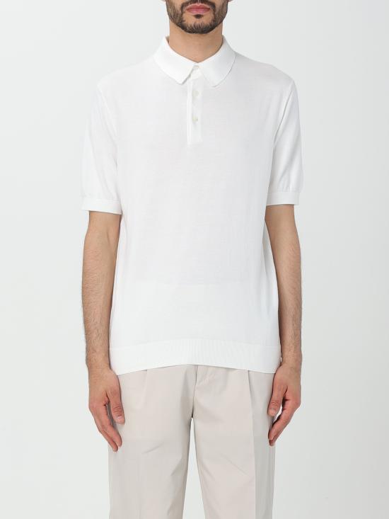 24SS 에르메네질도제냐 폴로 티셔츠 E8C90A7C32 N01 bianco