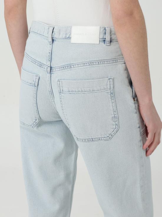 24SS 핑코 데님 스트레이트 팬츠 102761A1JH PJQ blue denim - PINKO