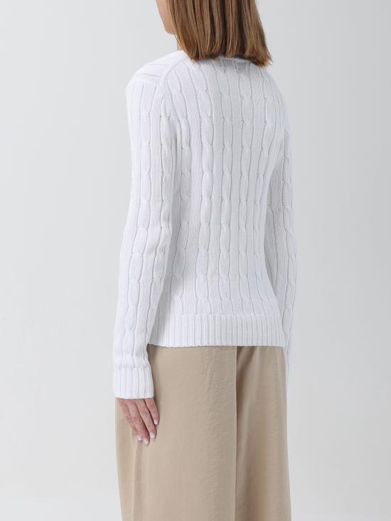 24SS 랄프 로렌 스웨터 211891641 001 bianco - RALPH LAUREN