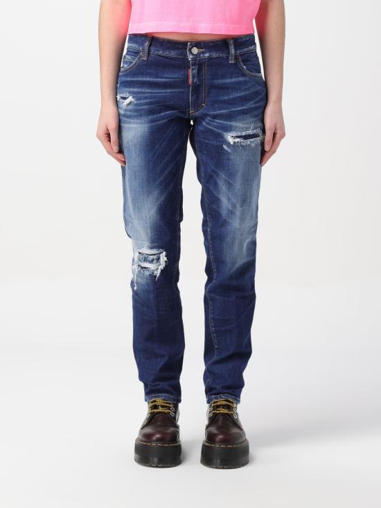24SS 디스퀘어드2 데님 스트레이트 팬츠 S75LB0896S30663 470