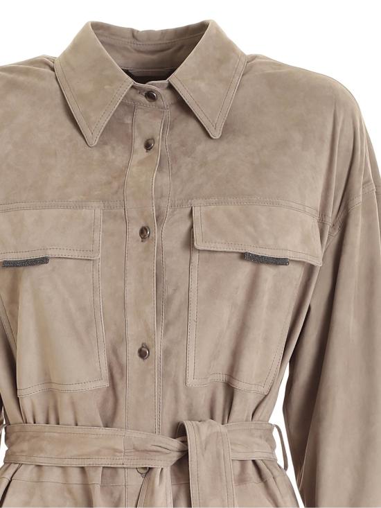 21SS 브루넬로 쿠치넬리 코트 M0PCL9450 C7686 grigio - BRUNELLO CUCINELLI