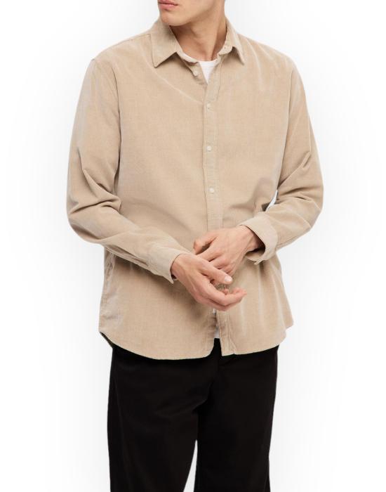  셀렉티드 긴팔 셔츠 16090182 BREEN beige