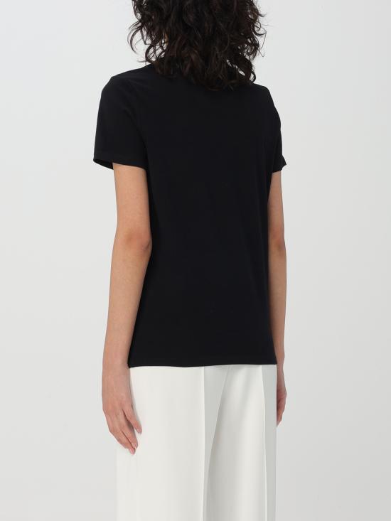 24SS 엘리자베타프랜치 반팔 티셔츠 MA01741E2 110 nero - ELISABETTA FRANCHI