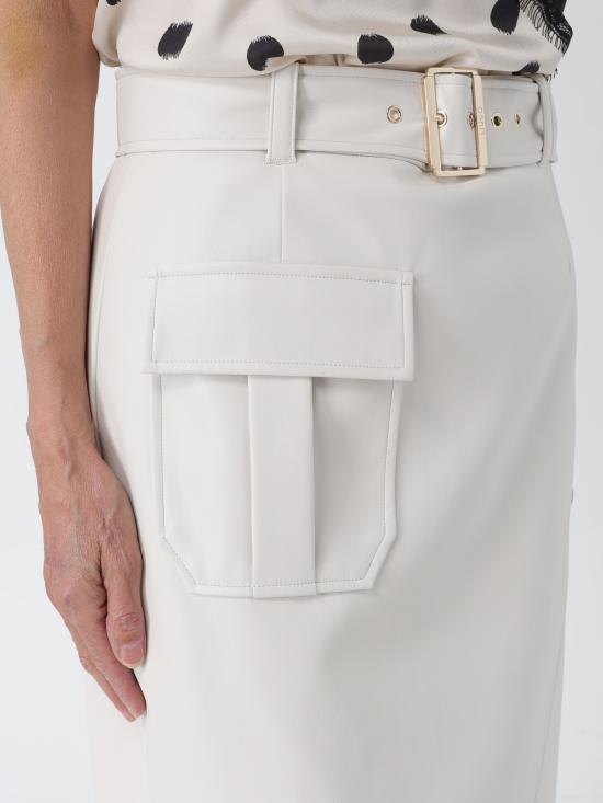  리우조 미디 스커트 CA4024E0624 10608 bianco - LIU JO