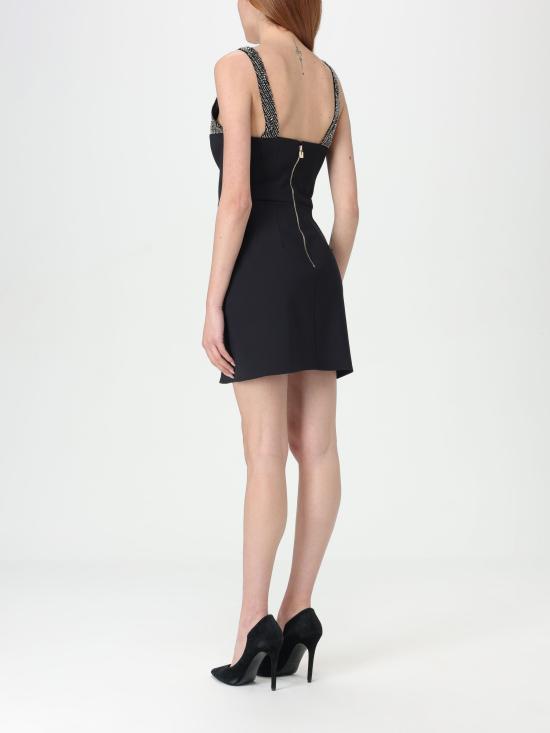  엘리자베타프랜치 숏 원피스 AB60242E2 110 nero - ELISABETTA FRANCHI
