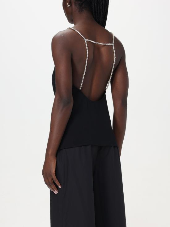  리우조 민소매 티셔츠 CA4184TS058 22222 nero - LIU JO