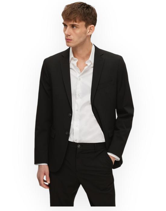  셀렉티드 자켓 16087824 BLACK nero