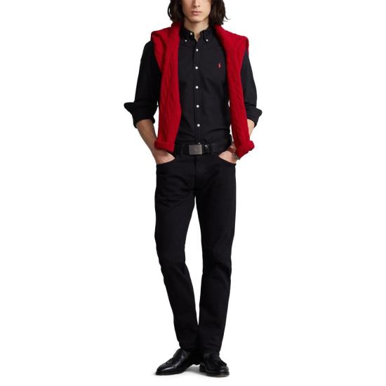  랄프 로렌 긴팔 셔츠 710772288 001 bianco - RALPH LAUREN