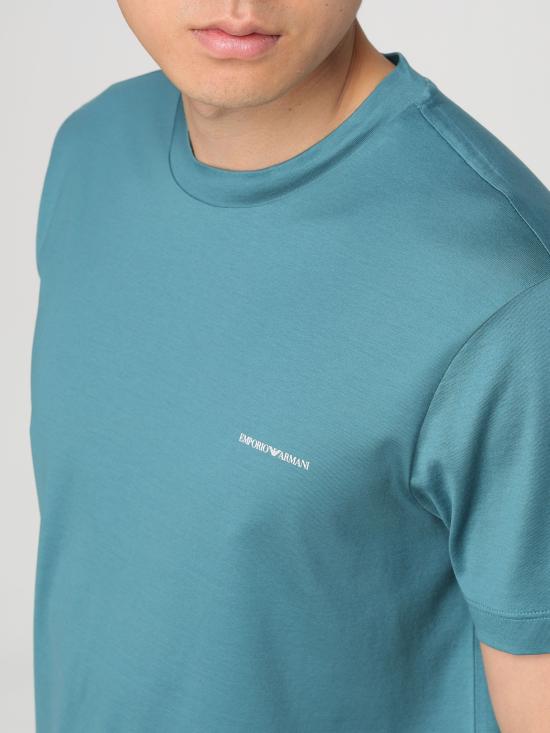 24SS 엠포리오 아르마니 반팔 티셔츠 8N1TD81JUVZ 0779 acqua - EMPORIO ARMANI