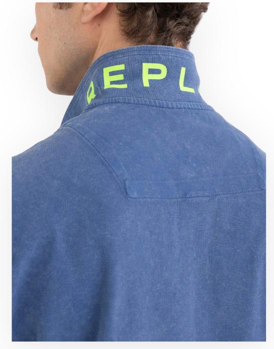 24SS 리플레이 폴로 티셔츠 M3070A00022696M 690 azzurro - REPLAY