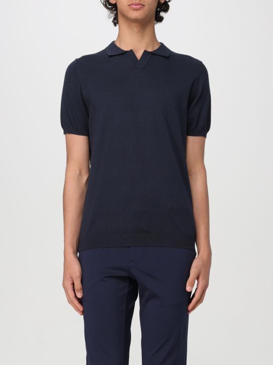 24SS 피플오브시부야 폴로 티셔츠 YABAI 790 blu notte