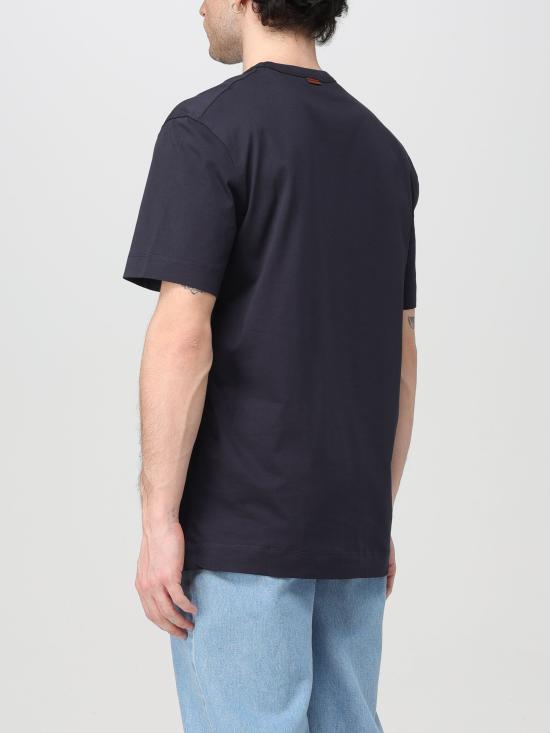  에르메네질도제냐 반팔 티셔츠 E7360A5B760 K09 nero - ERMENEGILDO ZEGNA