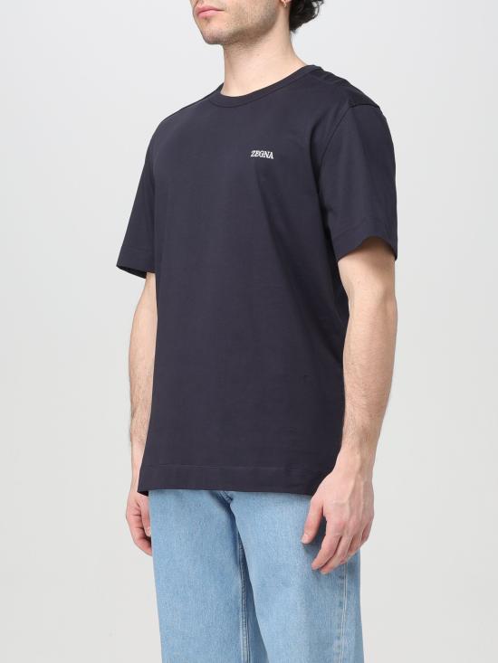  에르메네질도제냐 반팔 티셔츠 E7360A5B760 K09 nero - ERMENEGILDO ZEGNA