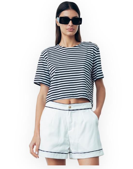 24SS 갈레 반팔 티셔츠 GAABW00608PTTJ0020 BI08 bianco nero