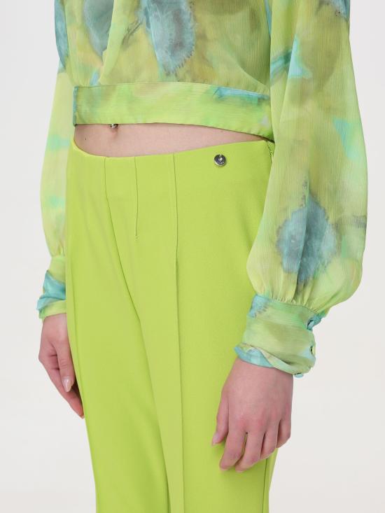  리우조 스트레이트 팬츠 CA4137J1930 X0548 verde - LIU JO